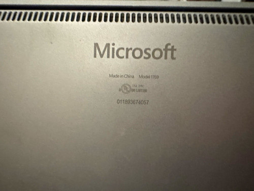 Microsoft surface laptop 1769 - microsoft,
